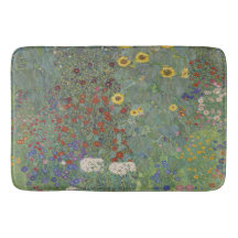 Garten mit Sonnenblumen von Gustav Klimt