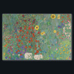 Garten mit Sonnenblumen von Gustav Klimt Seidenpapier<br><div class="desc">Garten mit Sonnenblumen von Gustav Klimt</div>