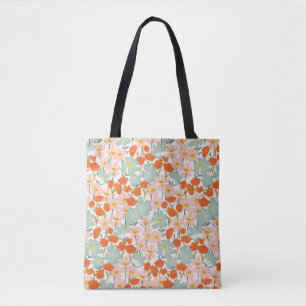Garten mit wunderschönen handgezeichnet Blume in R Tasche