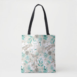 Garten-Muster Tasche