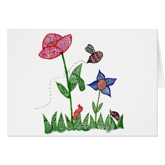 Garten Notecard Karte