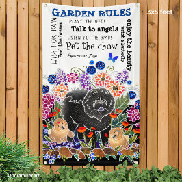 GARTEN PARTY mit Gartenbanner 3'x5' Banner