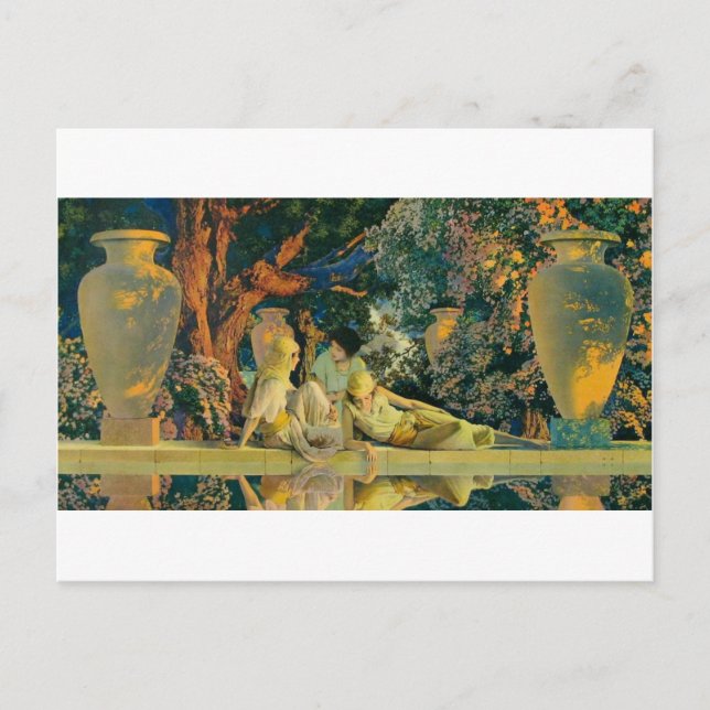 Garten Postkarte (Vorderseite)