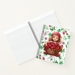 Garten-Rasberry Notizbuch