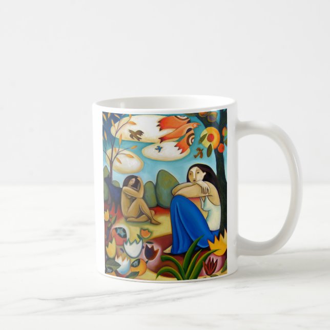 Garten-Ruhe-Tasse Kaffeetasse (Rechts)