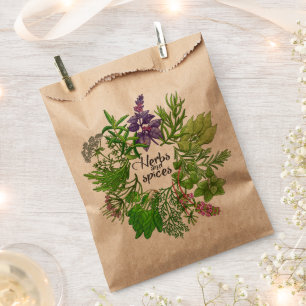 Garten-Schätze-Geschenk-Samen-Kräuter-Favor Geschenktütchen