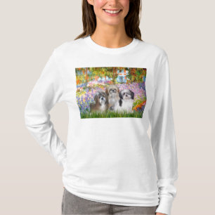 Garten - Shih Tzus (drei) T-Shirt