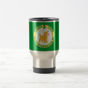 Garten-Staats-goldener Retriever-Verein-Tasse Reisebecher