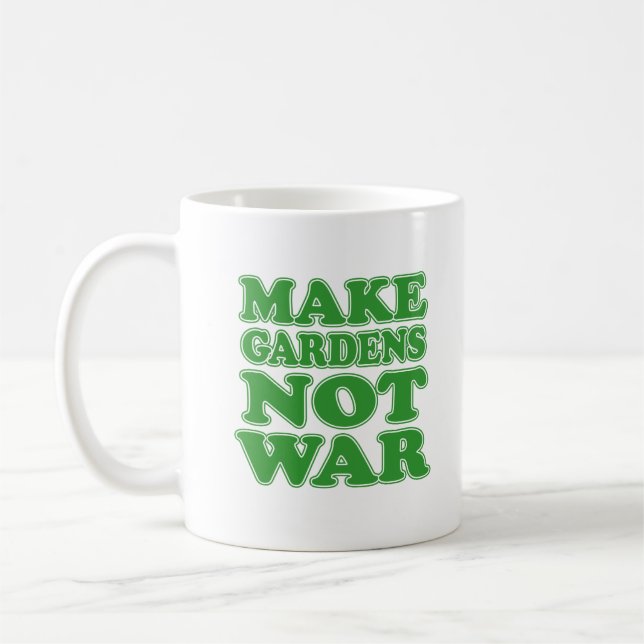 Gärten statt Krieg Coole Tasse (Links)