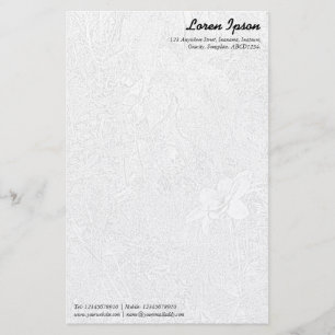 Garten - Subtile Gray Briefpapier