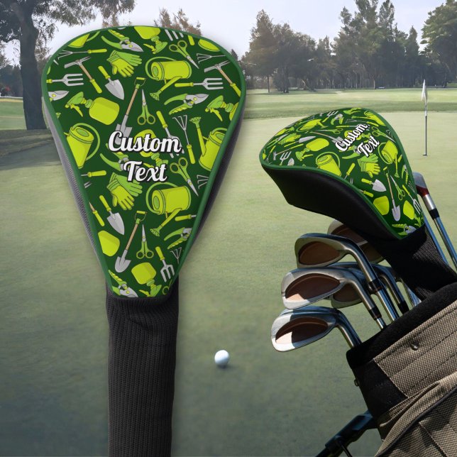 Garten-Symbole-Muster Golf Headcover (Von Creator hochgeladen)