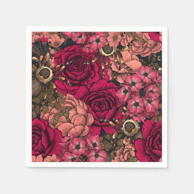 Garten Tarantula 4 Serviette (Vorderseite)