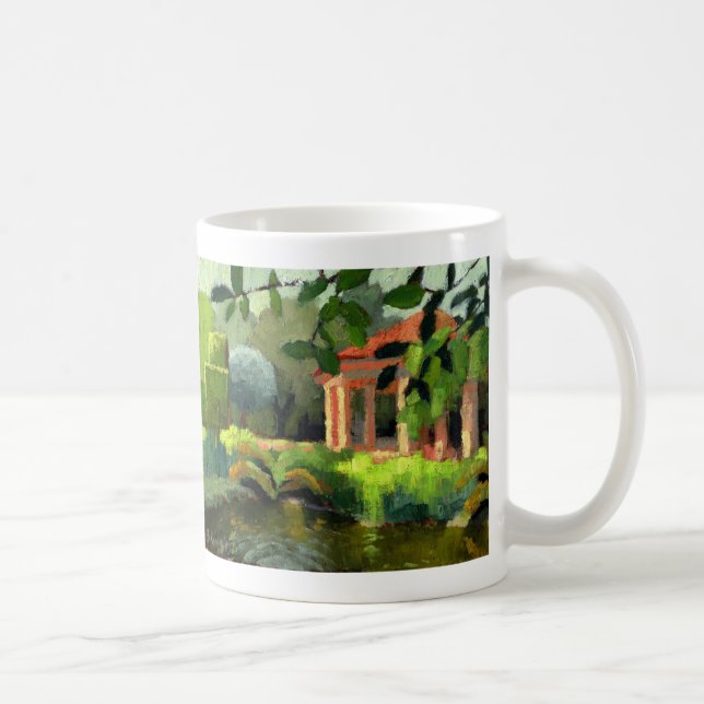 Garten-Tasse der Wanne Kaffeetasse (Rechts)