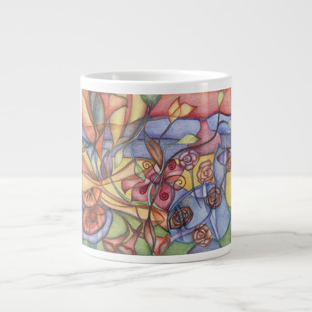 Garten-Tasse Jumbo-Tasse (Vorderseite)