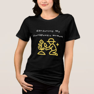 Garten-Therapie Tri-Blend Shirt