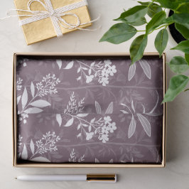 Garten Traum Elegante botanische Silhouette - Pfla Seidenpapier
