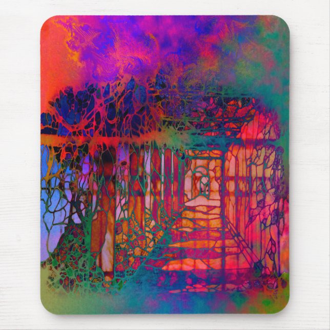 "Garten-Traum" Fantasie Mousepad (Vorne)