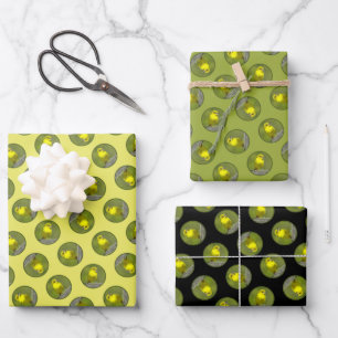 Garten-Trichterammer Weibchen im Frühling Original Geschenkpapier Set