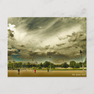 Garten Tuileries, Paris, Frankreich Postkarte