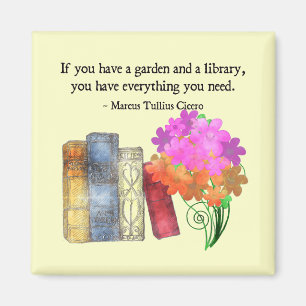 GARTEN U. BIBLIOTHEK MAGNET