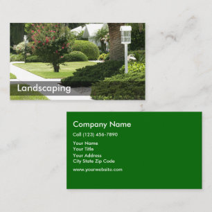 Garten- und Landschaftsbau-Design Visitenkarte