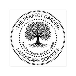 Garten- und Landschaftsbau-Service Name Initialen Permastempel