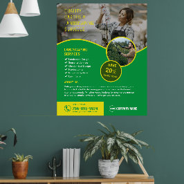 Garten- und Landschaftsdienste Poster