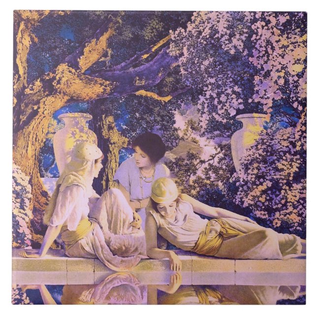 Garten von Allah - große Keramik-Fliese Fliese (Vorderseite)