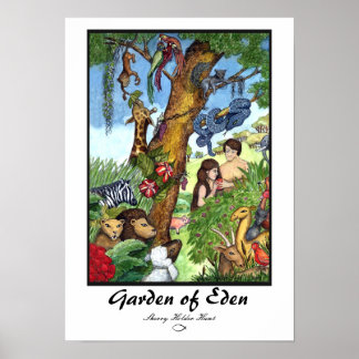 Garten von Eden Print - Maßgeschneidert Poster