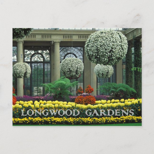Gärten von Longwood, Pennsylvania Postkarte (Vorderseite)