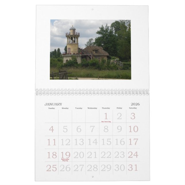 Gärten von Versailles-Kalender Kalender (Jan 2026)