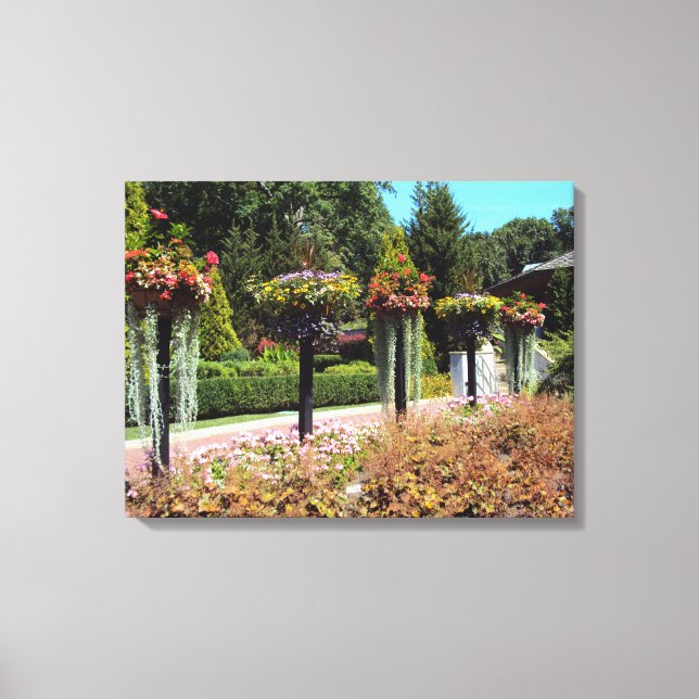 Garten-Weg Leinwanddruck (Vorderseite)