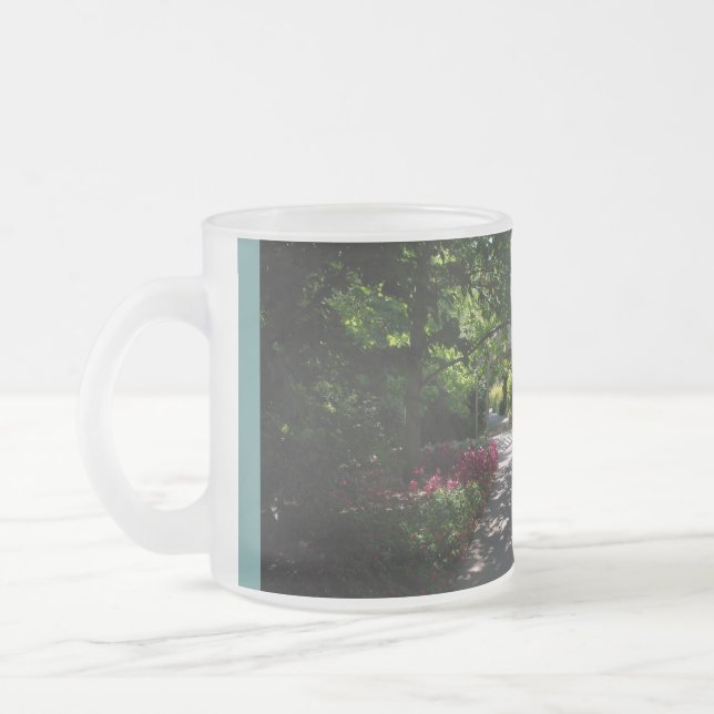 Garten-Weg-Tasse Mattglastasse (Links)