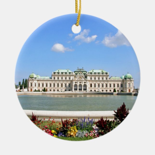 Gärten Wiens BelPalace Keramikornament (Vorne)