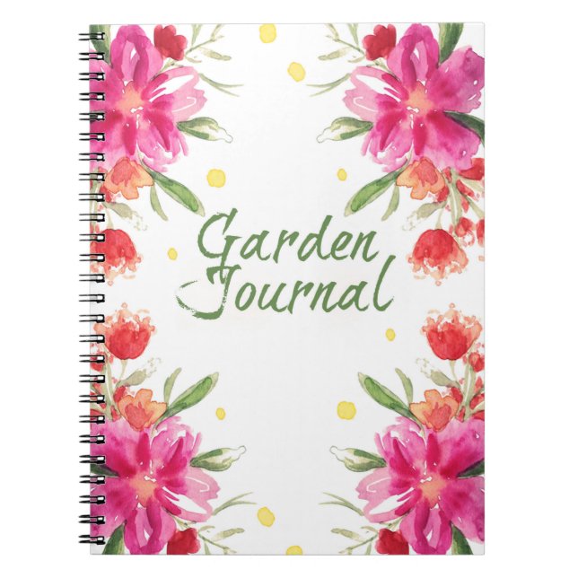 Garten-Zeitschrift Notizblock (Vorderseite)