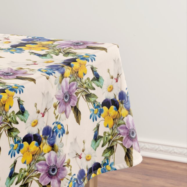 Gartenangenehme Blume Tischdecke (Beispiel)