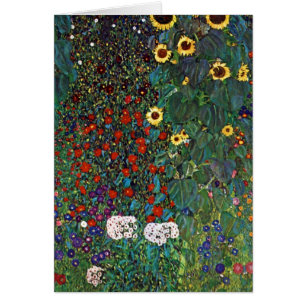 Gartenanlage Gustav Klimt mit Sonnenblumen