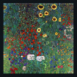 Gartenanlage Gustav Klimt mit Sonnenblumen Fotodruck<br><div class="desc">Foto Print mit Gustav Klimts Gemäldegarten mit Sonnenblumen (1907). Ein wunderschöner Garten mit Sonnenblumen und exquisiten blauen,  roten,  lila,  rosa und weißen Blume. Ein großartiges Geschenk für Jugendliche und österreichische Kunstliebhaber.</div>