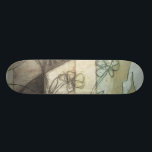 Gartenanlage mit Blätter, Blume und Gras Skateboard<br><div class="desc">Eine hübsche Gartenterrasse mit Blätter,  Blume und Gras in abstrakter Skizze. Die Farbmischung zeichne das Auge,  und das Gemälde ist sehr schön. Ein einfacher Start ins Gespräch,  der einen willkommenen Ort an Ihrer Wand finden könnte!</div>