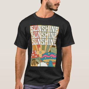 Gartenarbeit 4\Boho Sonnenschein Pilz Pflanze Blum T-Shirt