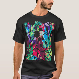 Gartenarbeit 4\Farbige Blatt Kunstvoller Garten He T-Shirt
