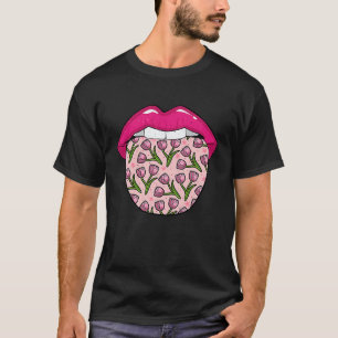 Gartenarbeit 4\Garten Zunge Gärtner Tulpen Garten T-Shirt