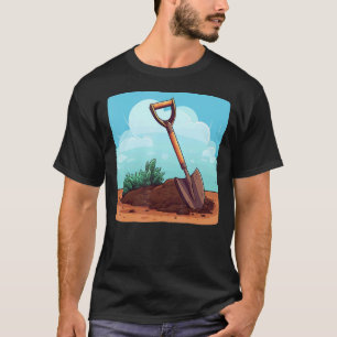 Gartenarbeit 4\Lustiges Ausgraben von Gartengeräte T-Shirt