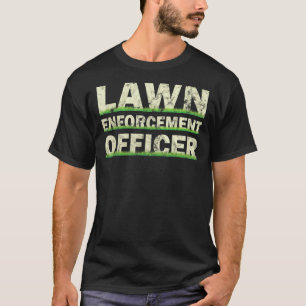Gartenarbeit 4\Rasenüberwachung Beamter Gras Mähen T-Shirt