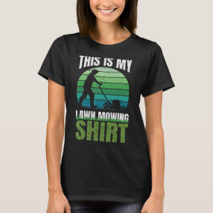 Gartenarbeit Das ist meine Rasenmähgarage T-Shirt