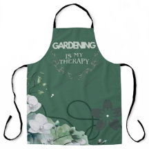 Gartenarbeit ist meine therapeutische Schürze