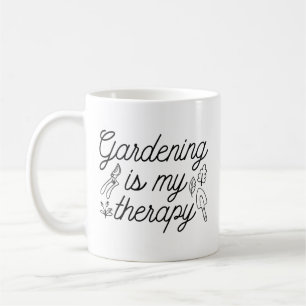 Gartenarbeit ist meine Therapie Kaffeetasse