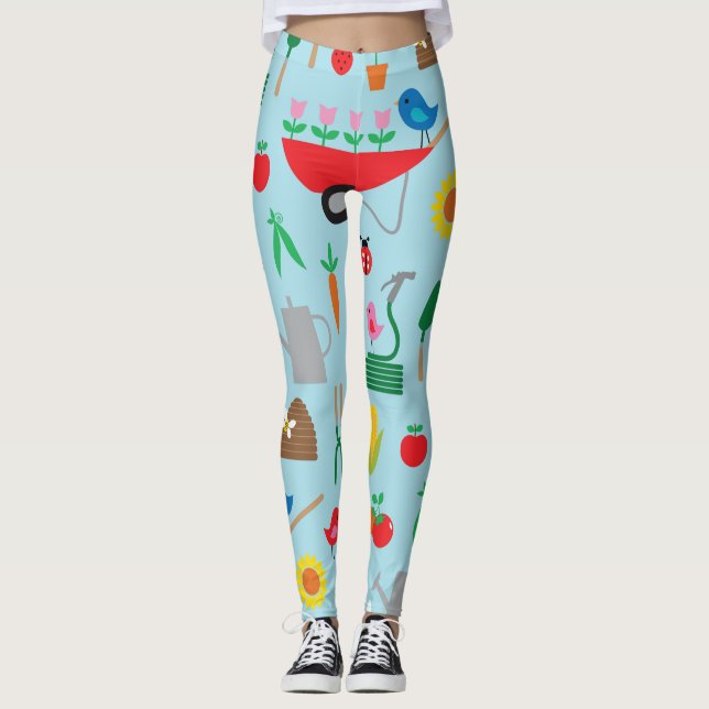 Gartenarbeit Leggings (Vorderseite)