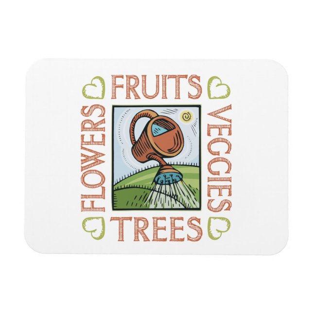 Gartenarbeit Magnet (Horizontal)