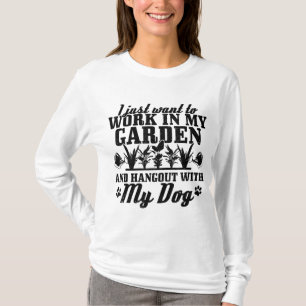 Gartenarbeit mit Hundegärtner T-Shirt